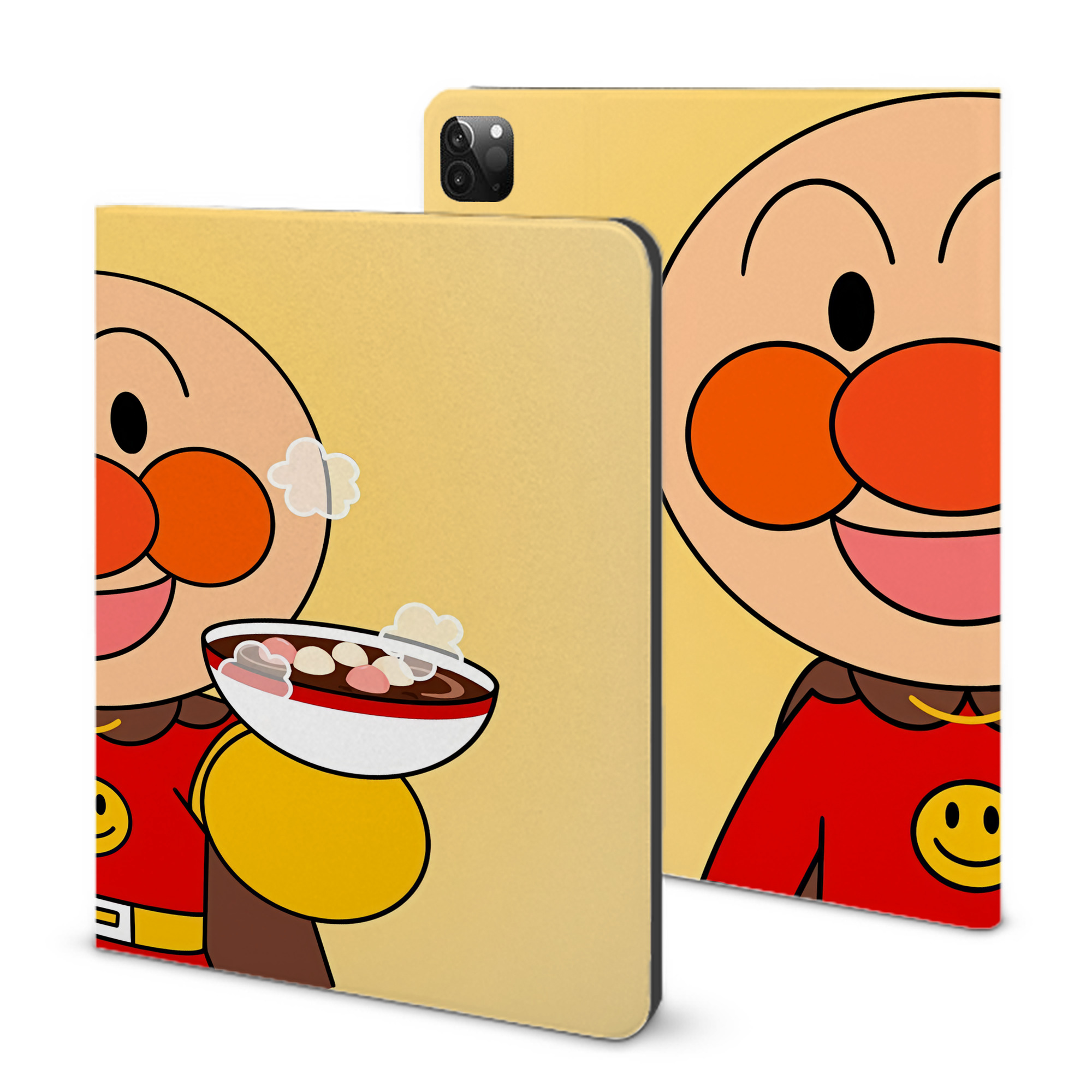 （画像用） アンパンマン Anpanman IPadケース ペンホルダー付き ブックスタイルデザイン